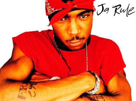 Jeffrey Atkins (born February 29, 1976)_ better known by his stage name Ja Rule, is an American rapper, singer, & actor from Queens, New York. Born in Hollis, Queens, he debuted in 1999 with Venni Vetti Vecci & its single "Holla Holla". From 1999 to 2005, Ja Rule had several hits that made the top 20 of the U.S. Billboard Hot 100 chart. https://www.youtube.com/watch?v=0tcDXJfAFVw Friends New York, 2000s Stuff, New York Journal, Ja Rule, 100 Chart, Hip Hop Quotes, Wallpapers Pictures, Music Is My Escape, 90s Theme