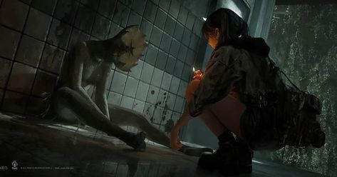 Shal.E - January 2022 Shal E, Arte Peculiar, Dark Art Illustrations, Arte Inspo, Creepy Art, 판타지 아트, 영감을 주는 캐릭터, Art Reference Poses, 그림 그리기