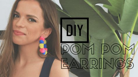 DIY Pom Pom Earrings Fall Basics, Pom Earrings, Diy Pom Pom, Pom Pom Earrings, Plain Outfits, Youth Shoes, Sneaker Slippers, Shoe Gifts, Boutique Tops