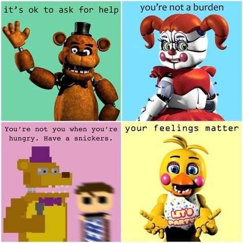 Fnaf Memes Hilarious, Fredbear Fanart, Fnaf Memes Funny, Fnaf Golden Freddy, Funny Fnaf, Fnaf Meme, Pinterest Funny, Fnaf Jumpscares, Fnaf Baby