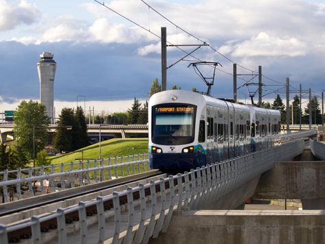 Seattle Light Rail, Seattle Monorail, Seattle Airport, Lake Union Seattle, Light Rail Station, Light Rail Vehicle, Canada Cruise, Rail Station, New York Public Transportation