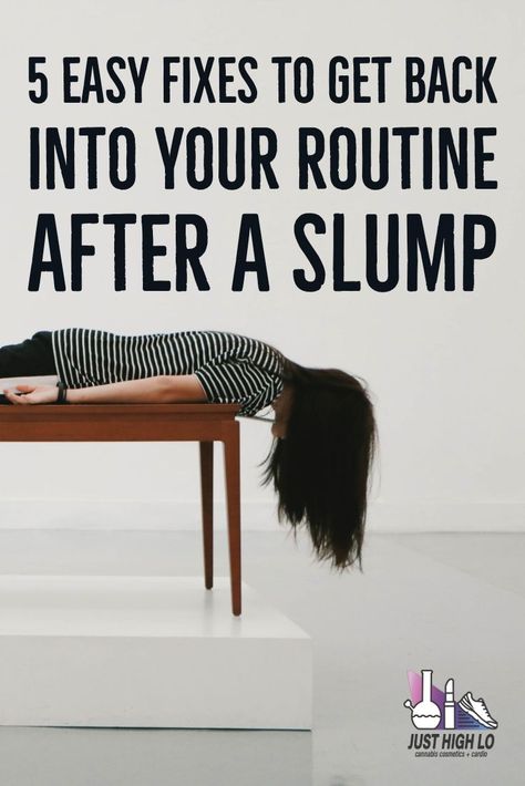 Getting Back Into A Routine, Getting Back Into Routine, How To Pull Yourself Out Of A Slump, How To Get Back Into A Routine, Get Back On Track, Cheat Day, Get Back Up, Slumping, Get My Life Together