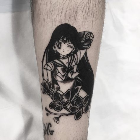 Sailor Mars Tattoo, Mars Tattoo, Sailor Moon Mars, Sailor Moon Tattoo, Sailor Mars, Tattoos Ideas, Tattoo Placement, Tattoo Inspo, Moon Tattoo