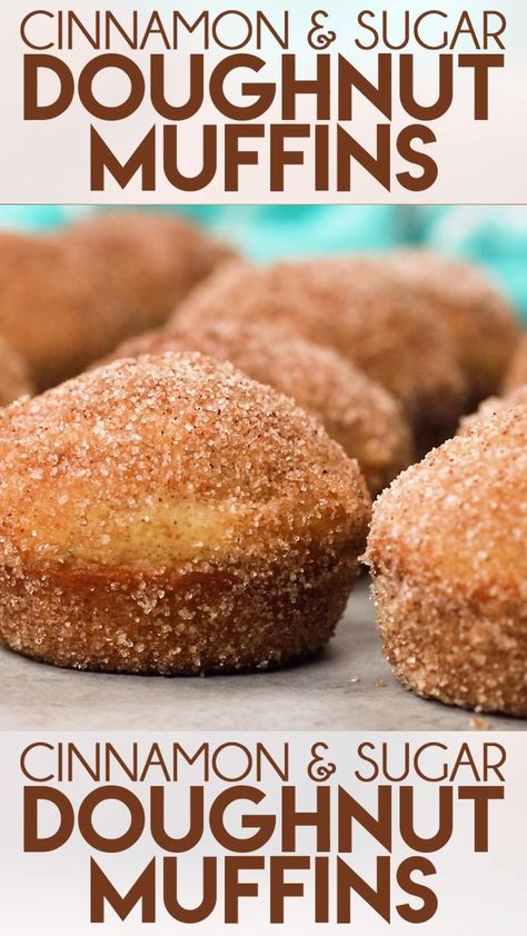 Muffins Apple, Cookies Cinnamon, Old Fashioned Donut, Doughnut Muffins, Butter Cinnamon, Donut Muffins, Cinnamon Sugar Donuts, Sugar Donut, Cake Mixes