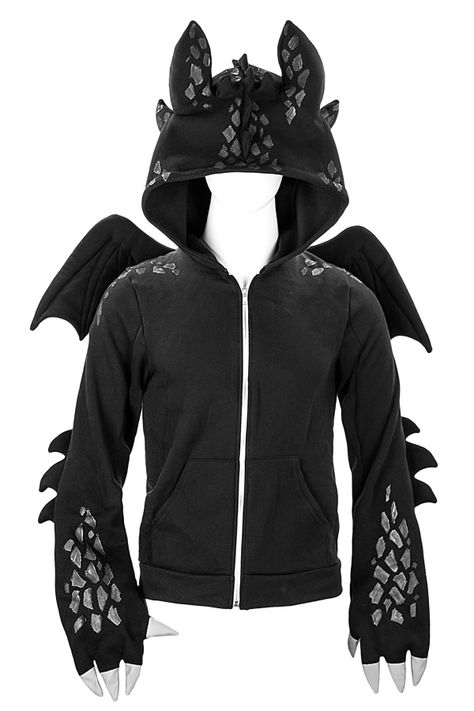 Toothless Hoodie, Pokemon Halloween Costume, Toothless Costume, Animal Halloween Costumes, Dragons Clothes, Dragon Hoodie, Hoodie Costume, Dragon Costume, Animal Hoodie