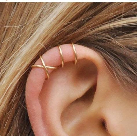 Fake Cartilage Piercing, Piercing Snug, Simple Ear Cuff, Leaf Ear Cuffs, Minimalist Ear Cuff, Cartilage Ear Cuff, Faux Piercing, Piercing Cartilage, Piercings Unique