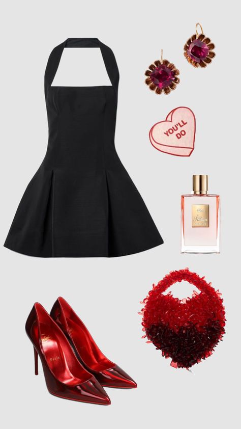 Valentine’s Day heartbreaker #red #cherryred #redaesthetic #popofred #heartbreak Old Outfits, Valentine Theme, Roblox Shirt, Chanel Makeup, Valentine's Day Outfit, Themed Outfits, Red Aesthetic, Valentine Heart, Silk Blouse