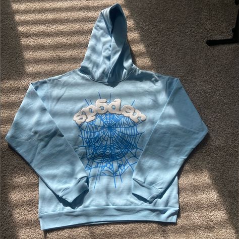 Clothe Styles, Sweatsuit Outfit, Spider Worldwide, Water Shirt, Adidas Pullover, Sky Blue Color, Hoodies Sweaters, Swag Outfits For Girls, Streetwear Men