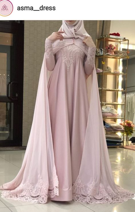 Soft Wedding Dresses, Dress Muslim Modern, Soft Wedding, Muslimah Wedding Dress, Hijabista Fashion, Arabian Dress, Muslim Evening Dresses, Hijab Wedding Dresses, Bride Dress Simple