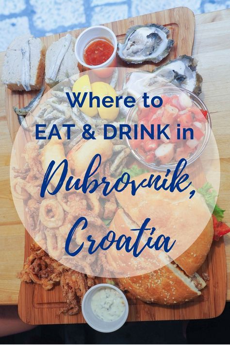 Dubrovnik Croatia Food, Dubrovnik Food, Food In Croatia, Where To Stay In Dubrovnik Croatia, Where To Eat In Croatia, Dubrovnik Restaurant, Best Restaurants In Dubrovnik, Dubrovnik To Split Road Trip, Croatia Food