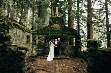 Elope in the Oregon Forest Gorge Oregon, Oregon Forest, Wedding Venues Oregon, Beautiful Wedding Venues, Columbia River, Oregon Wedding, Elopement Locations, Best Wedding Venues, Wedding Destination