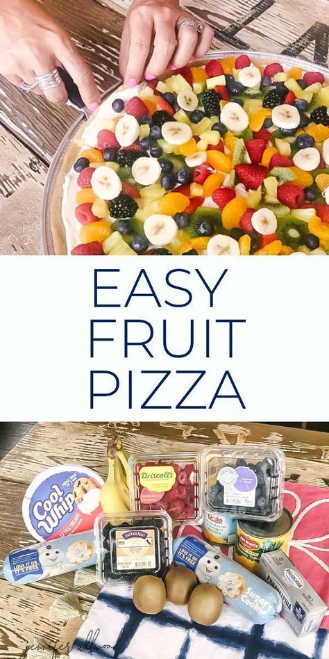 Lies We Tell Ourselves, Easy Fruit Pizza, Jennifer Allwood, Best Easy Dinner Recipes, Orange Cream Cheese, Fruit Pizza Sugar Cookie, Fruit Pizza Recipe, Dessert Pizza, Fruit Pizza