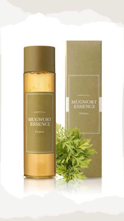 [I'm From] Mugwort Essence 5.4 Fl Oz | 100% Vegan Mugwort Extract - Soothe Sensitive and Irritated Skin, Redness Relief, Refreshing, Korean Hydrating toner | All Skin Types, PETA approved #skincare #mugwort #essence #extract #vegan #woman #female #skin Mugwort Essence, Hydrating Toner, Facial Mist, Natural Herbs, Uneven Skin, Macallan Whiskey Bottle, Cotton Pads, Vitamins And Minerals, Irritated Skin