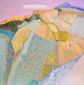 pinkpagodastudio: Revisiting New Mexico-based Australian Landscape Artist--Jo Bertini Jo Bertini, Land Of Enchantment, Landscape Artist, Belgian Linen, Australian Artists, Joshua Tree, Painting Style, Abstract Landscape, Landscape Art