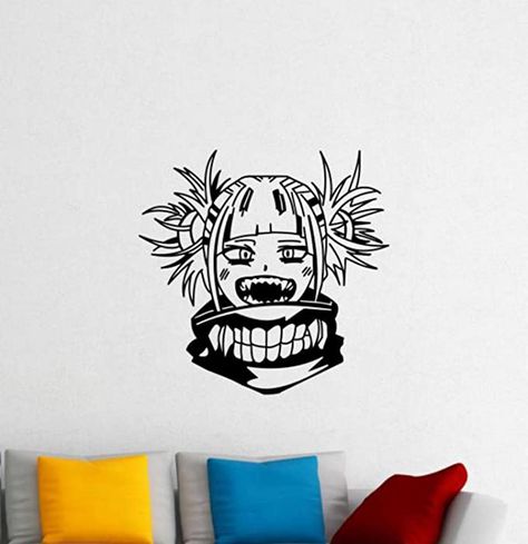 My Hero Academia Himiko Toga, Manga Poster, Anime Wall, Anime Decor, Window Door, Anime Wall Art, Door Sign, Car Art, My Hero