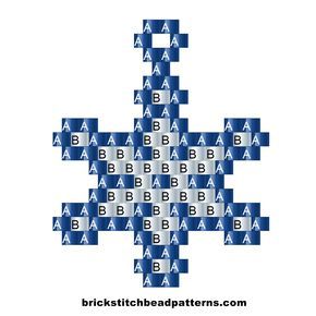 Mini White Winter Snowflake Brick Stitch Bead Pattern 2 Stitch Bead Pattern, Holiday Beading, Beaded Snowflakes, Beading Patterns Free, Brick Stitch Earrings, Brick Stitch Pattern, Bead Embroidery Patterns, Seed Bead Patterns, Bead Weaving Patterns