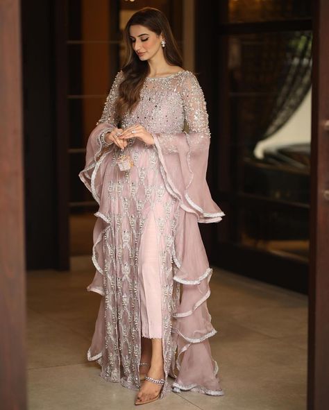 Ethereal Outfit, Long Shirt Outfits, Formal Saree, Pak Army, Organza Shirt, Eid Party, Desi Clothes, Pakistani Wedding Dresses, Free Dresses