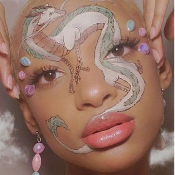 Halloween Ghibli, Ghibli Makeup, Old Makeup, Inspired Makeup, Nails Halloween, Ghibli Movies, Dragon Drawing, Makeup Goals, Makeup Art