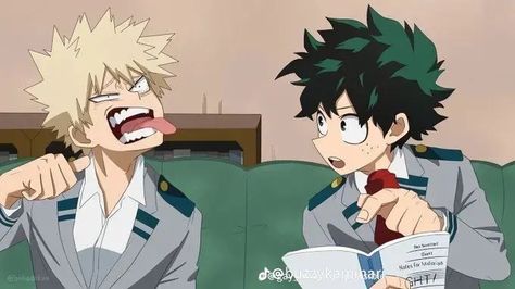 Deku And Bakugou, Bakugou And Deku, Mha Screencaps, Deku X Kacchan, Academia Wallpaper, My Hero Academia Episodes, Cartoon Jokes, Hero Academia Characters, Anime Poses Reference