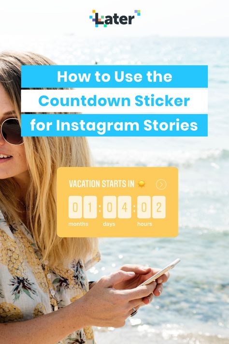 Instagram just released the perfect feature to get more traction with your events and sales: the Instagram Stories countdown sticker! Ready to learn how to use the new Instagram Stories countdown sticker? Here’s everything you need to know! Vacation Countdown Instagram Story, Countdown Instagram Story Ideas, Countdown Instagram Story, Sticker For Instagram, Countdown Instagram, Vacation Countdown, Business Things, Instagram Tutorial, Free Instagram