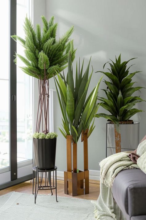 Bring the outdoors in! Elevate your living room with realistic artificial plants. From lush ferns to vibrant succulents, find the perfect greenery to add life and freshness to your space, no watering required. Living Room Plants Decor, Artificial Greenery, Artificial Plants, Plant Decor, The Outdoors, Indoor Plants, Lush, The Magic, Living Room Decor