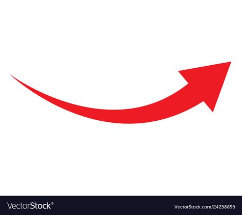 Arrow Icon, Curved Arrow, Web Site Design, Arrow Sign, Good Skin Tips, Arrow Signs, Red Arrow, Flat Style, App Ui