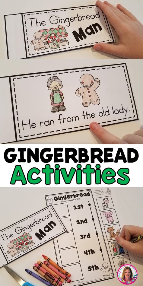 Gingerbread Man Story Activities Preschool, Gingerbread Sequencing Free Printable, Gingerbread Man Book Activities, Gingerbread Man Retell, Gingerbread Boy Activities, Gingerbread Man Book Free Printable, Gingerbread Man Lesson Plans Preschool, Gingerbread Man Sequencing Free, The Gingerbread Man Story