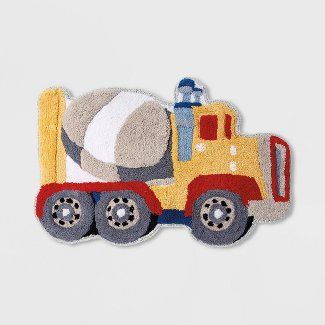 Kids' Bath Rugs : Target Kids Bath Rug, Cement Truck, Twin Comforter Sets, Train Truck, Linen Store, Pillow Top Mattress, Twin Comforter, Bed In A Bag, Big Boy Room