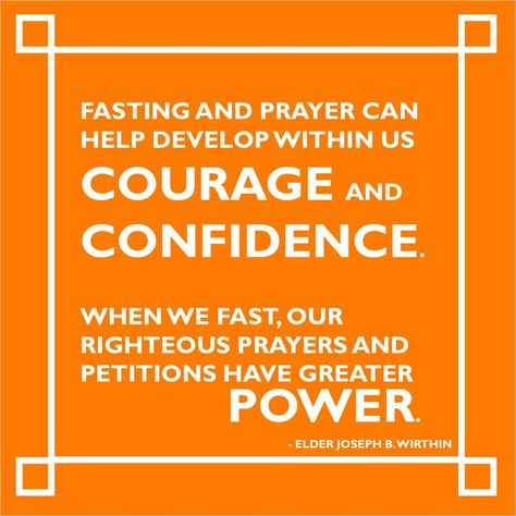 Fasting Quotes, Book Of Mormon Quotes, Fasting And Prayer, Missionary Quotes, Mormon Quotes, Fast And Pray, Fast Quotes, God's Plans, General Conference Quotes