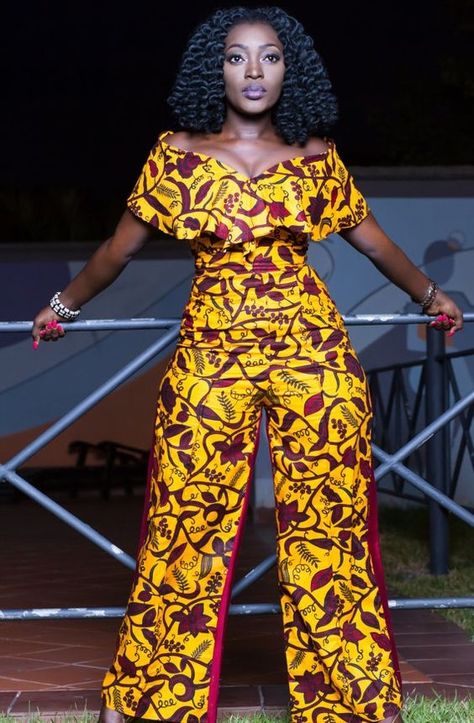 Jumpsuit Ankara, Ankara Jumpsuit Styles, Ankara Jumpsuit, Beautiful Jumpsuits, Style Africain, Afrikaanse Mode, African Inspired Fashion, African Print Dresses, Kitenge