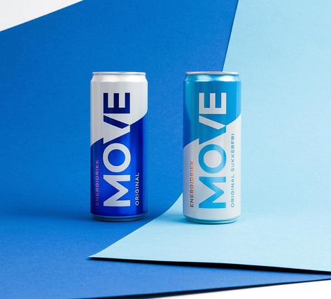 Move energy drink. Full case on our website.—#by_north #bynorth #packagingdesign #graphicdesign #energydrink #move #energidrikk #packaging #thedesigntip #thedieline Sports Drink Packaging, Energy Drinks Packaging, Drink Design, Drinks Packaging Design, Juice Packaging, Modern Packaging, Drinks Brands, Visual Language, Drinks Design