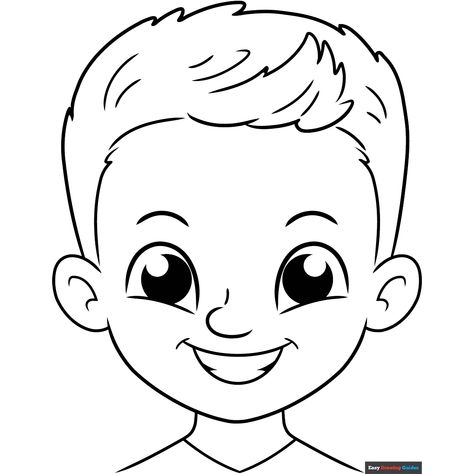 36 Simple Boys Coloring Pages Feelings Coloring Pages For Kids, Kid Face Drawing, Boy Face Drawing, Boy Coloring Pages, Face Coloring Pages, Boys Coloring Pages, Simple Face Drawing, Face Coloring, Harry Potter Coloring Pages