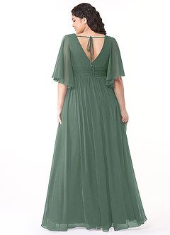 AZAZIE TEMEKA - Bridesmaid Dresses Plus Bridesmaid Dresses, Green Formal Dresses, Dusty Blue Bridesmaid Dresses, Split Sleeve, Azazie Bridesmaid Dresses, Long Bridesmaid Dress, Fall Photoshoot, Chiffon Bridesmaid Dress, Chiffon Bridesmaid