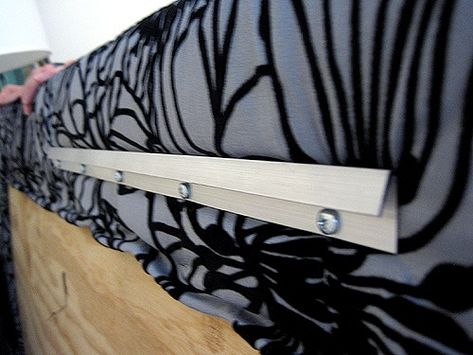 Diy Fabric Headboard, Cheap Diy Headboard, Diy Upholstered Headboard, Diy Headboard Ideas, Headboard Tutorial, Simple Headboard, Head Boards, Diy Headboard Upholstered, Plywood Projects