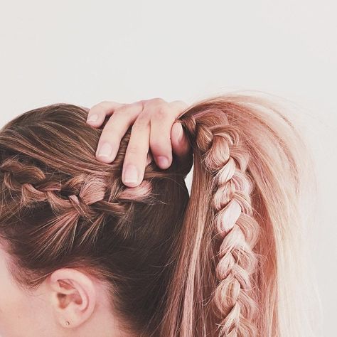 Braid Tips And Tricks, Plain Ponytail, Coachella Braids, Party Hair Tutorial, French Braiding, Party Hairstyles For Long Hair, Braid Inspiration, Strand Braid, Looks Party