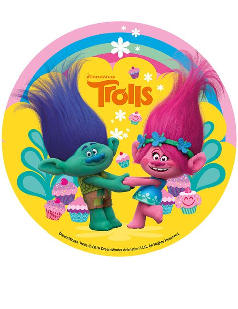 Weight Watchers Kuchen, Party Mix Snacks, Los Trolls, Trolls Cake, Trolls Birthday Party, Troll Party, Edible Image Cake, Dreamworks Trolls, Best Kids Toys