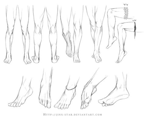 Drawing tutorials - Feet - Imgur via PinCG.com Leg Reference, Feet Drawing, Drawing Legs, Anatomy Drawing, Poses References, Figure Drawing Reference, Body Drawing, Anatomy Reference, Art Instructions