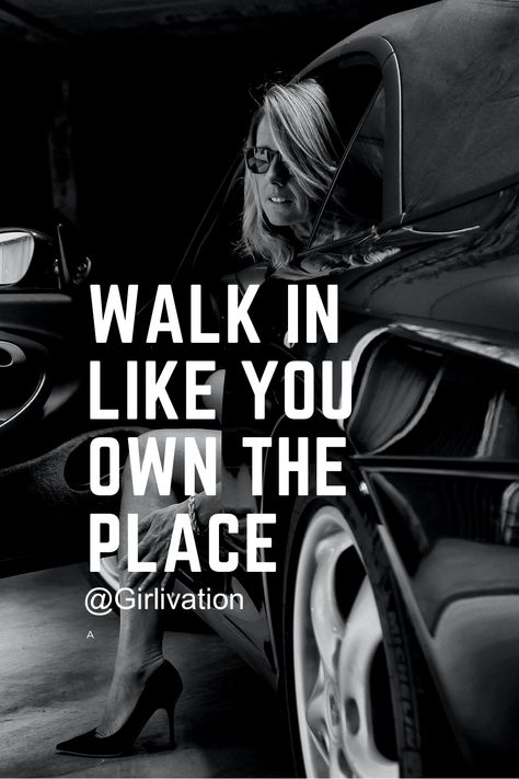 Walk in like you own the place. #motivationalgirls #girlsayings #womenempowerment #girlpower#women inspiration #inspirational for women #women inspiring women #inspirational woman #women inspired #inspirational quotes for women #inspiration for women #women inspirational quotes #inspirational women #quotes for women inspirational A Queen Quotes, Business Women Quotes, Powerful Quotes For Women, Boss Aesthetic, Business Woman Quotes, Girl Truths, Quotes For Women, Women Empowerment Quotes, Women In Business