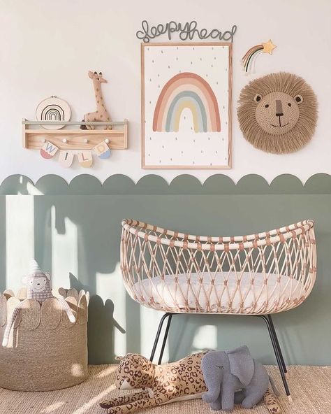 Animal Safari, Nursery Decor Wall Art, Baby Room Inspiration, Rainbow Wall Art, Kids Bedrooms, Nursery Baby Room, Neutral Nursery, Safari Theme, Gender Neutral Nursery