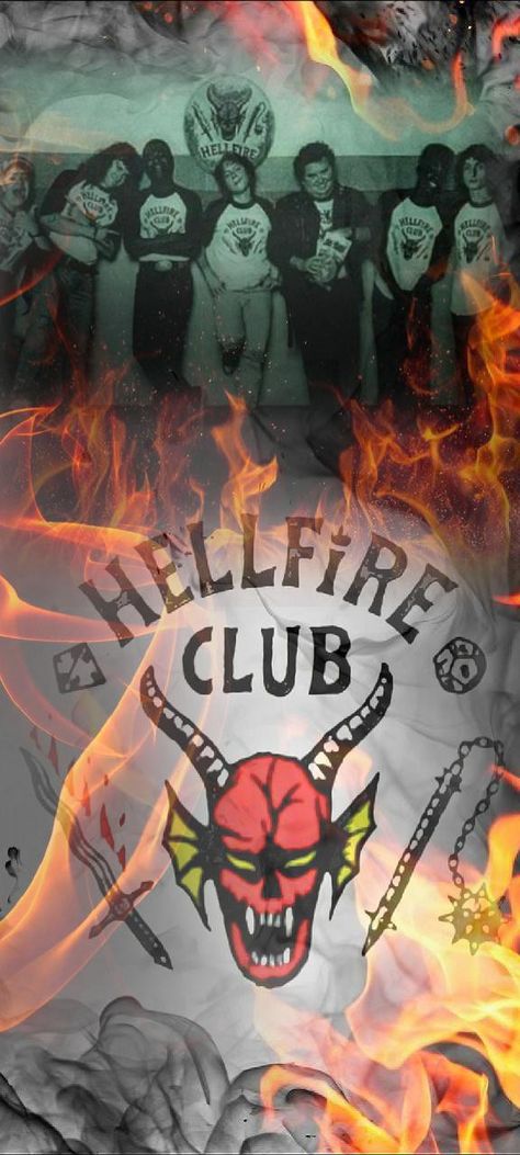 Stranger Things Wallpaper Hellfire Club, Hellfire Club Fanart, Hellfire Club Wallpaper, Club Hellfire, Stranger Things Wall, Stranger Things Hellfire Club, The Hellfire Club, Gaten Matarazzo, Hellfire Club