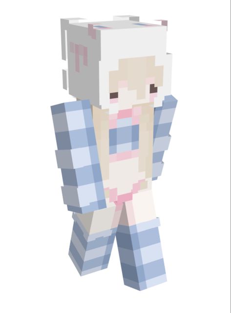 Sanrio Minecraft Skin, Minecraft Character, Cinnamoroll Minecraft Skin, Kokomi Minecraft Skin, Chibi Minecraft Skins, Minecraft Skin Cute, Minecraft Cute Skins, Cute Minecraft Skins, Minecraft Skins Layout