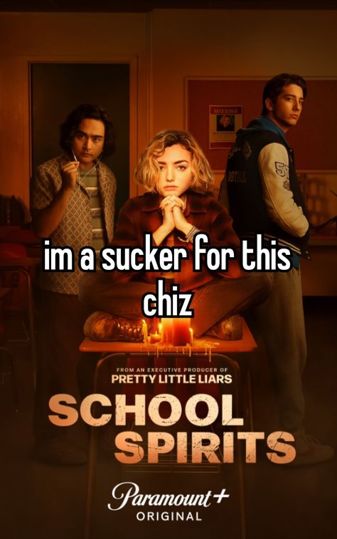 School Spirits (2023) School Spirit Tv Show Aesthetic, School Spirts Tv Show, School Spirits Cast, School Spirit Tv Show, School Spirits Tv Show, School Spirits, School Spirit Posters, Milo Manheim, I Love School