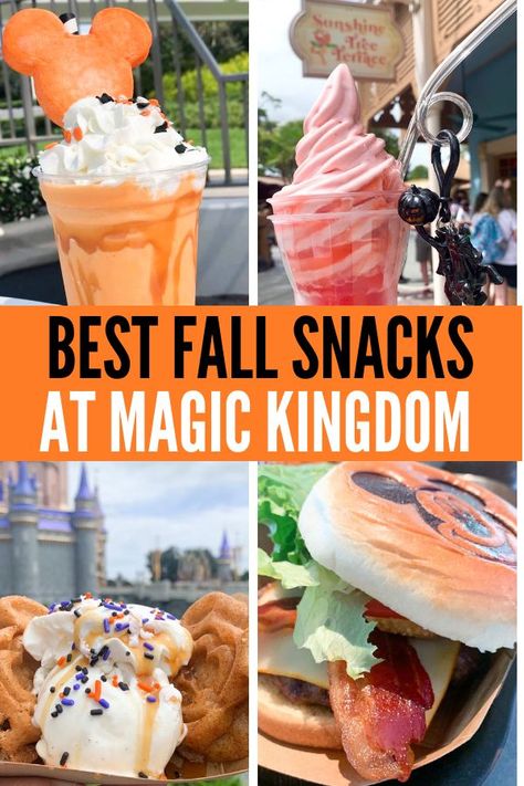 Disney World Halloween Food, Disney World Desserts, Walt Disney World Halloween, Disney World Halloween Aesthetic, Disney Halloween Snacks, Disney In Fall, Cute Disney Stuff, Fall Disney Shirts, Disney Halloween Food