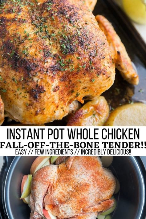 Whole Chicken Recipes Pressure Cooker, Pressure Cook Whole Chicken Instant Pot, Whole Chicken Instapot Recipes, How To Cook Whole Chicken In Instant Pot, Instant Pot Roast Chicken Recipes, Instant Pot Chicken Whole, Whole Instant Pot Chicken, Instant Pot Roast Chicken Whole, Pressure Cooked Whole Chicken