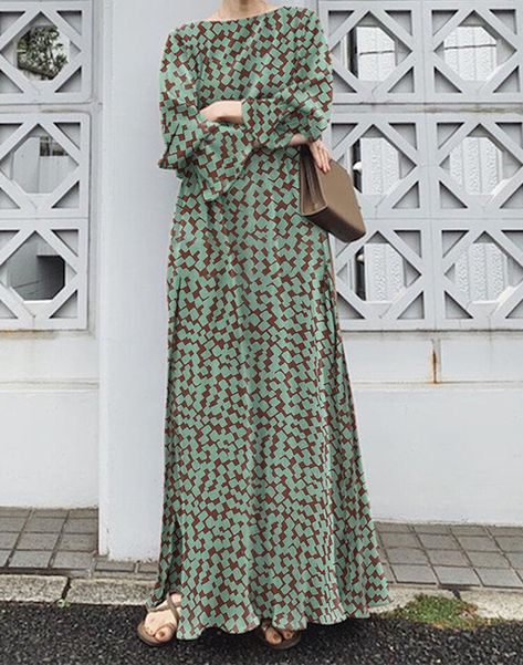 Product id: 1963878 Women Latest Fashion Clothing, Wallet Dress, Cheap Maxi Dresses, Maxi Dress Collection, Gaun Fashion, Style 2023, Dresses Style, Printed Long Dresses, Popular Fashion