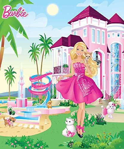 Barbie Backdrop, Wallpaper For Tablet, Pink Peonies Wallpaper, Barbie Wallpaper, Carnival Birthday Party Theme, Feature Wall Design, Free Barbie, Backdrop Wall, Pink Palace