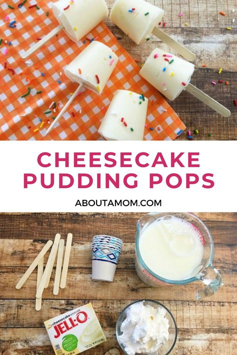 Perfect for an afternoon treat or for a group of kids hanging out in the back yard, pudding pops are always a great snack. Cool and refreshing, pudding pops are just the right amount of sweetness for kids. Diy Pudding Pops, Homemade Pudding Pops, Pudding Pops Recipe, Spring Dessert Ideas, Pudding Pops, Yummy Bites, Spring Dessert, Desserts Ideas, Pudding Pop