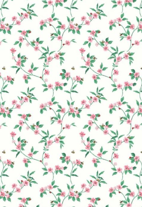 🌸🍃🌸🍃🌸🍃🌸🍃 Cath Kidston Patterns, Cath Kidston Wallpaper, Iconic Prints, Mughal Art, With Wallpaper, Cream Wallpaper, Flowers Wallpaper, Flowers Design, Cath Kidston