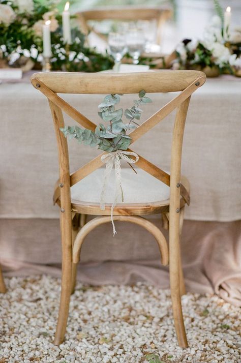 Month Checklist, Provence Wedding, Wedding Chair Decorations, Crossback Chairs, Rustic Bouquet, French Wedding, Chair Decorations, Mod Wedding, Wedding Mood Board