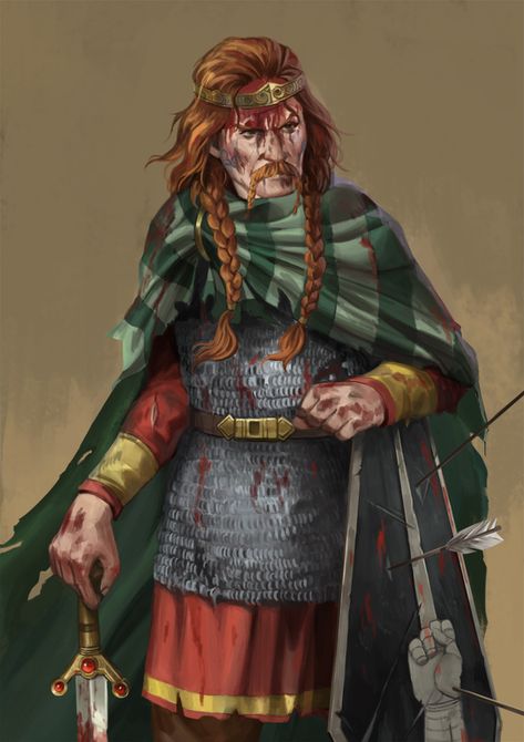 Irish Fantasy Art, Celtic Character Art, Celtic Warriors Men, Celt Warrior, Celtic Warrior Art, Gaelic Warrior, Pictish Warrior, Celtic Clothing, Celtic Druids